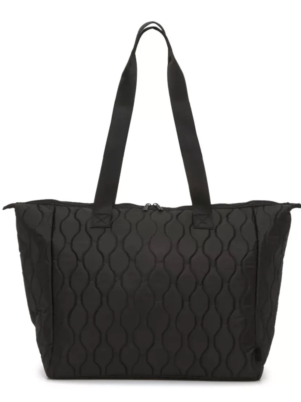 Black Quilted Travel Tote Bag - Stylish Everyday Carry